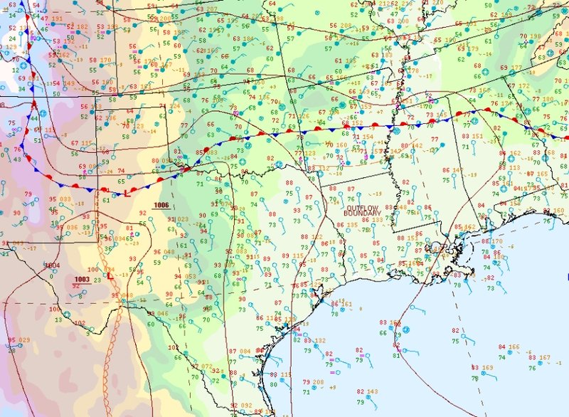 WPC Surface Analysis, 5/25/25 at 7pm CDT