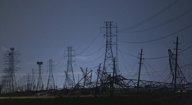 Down Powerlines in Cypress, TX