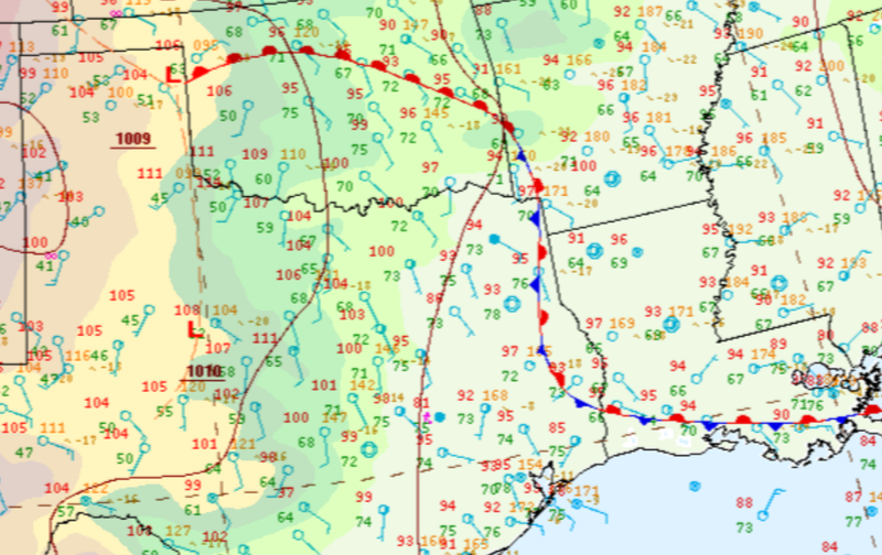 Weather Prediction Center Surface Analysis