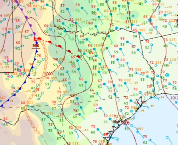 Surface Analysis displaying a "triple-point"